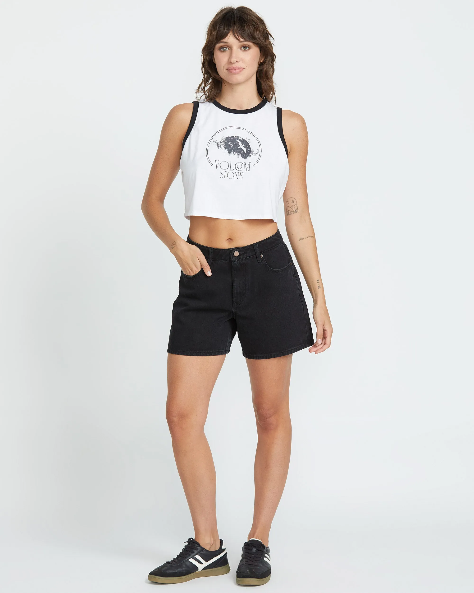 Stoned Boyfriend Short - BLACK