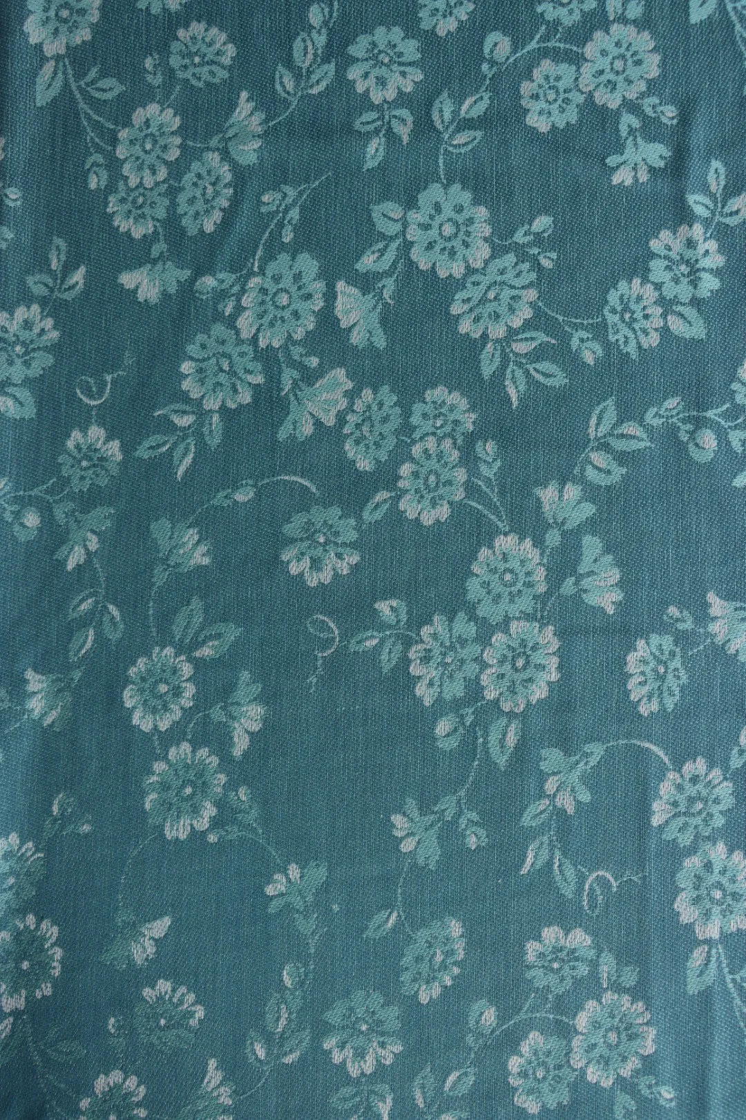 Teal Floral | Wishwell Loire Valley Jacquards | Robert Kaufman