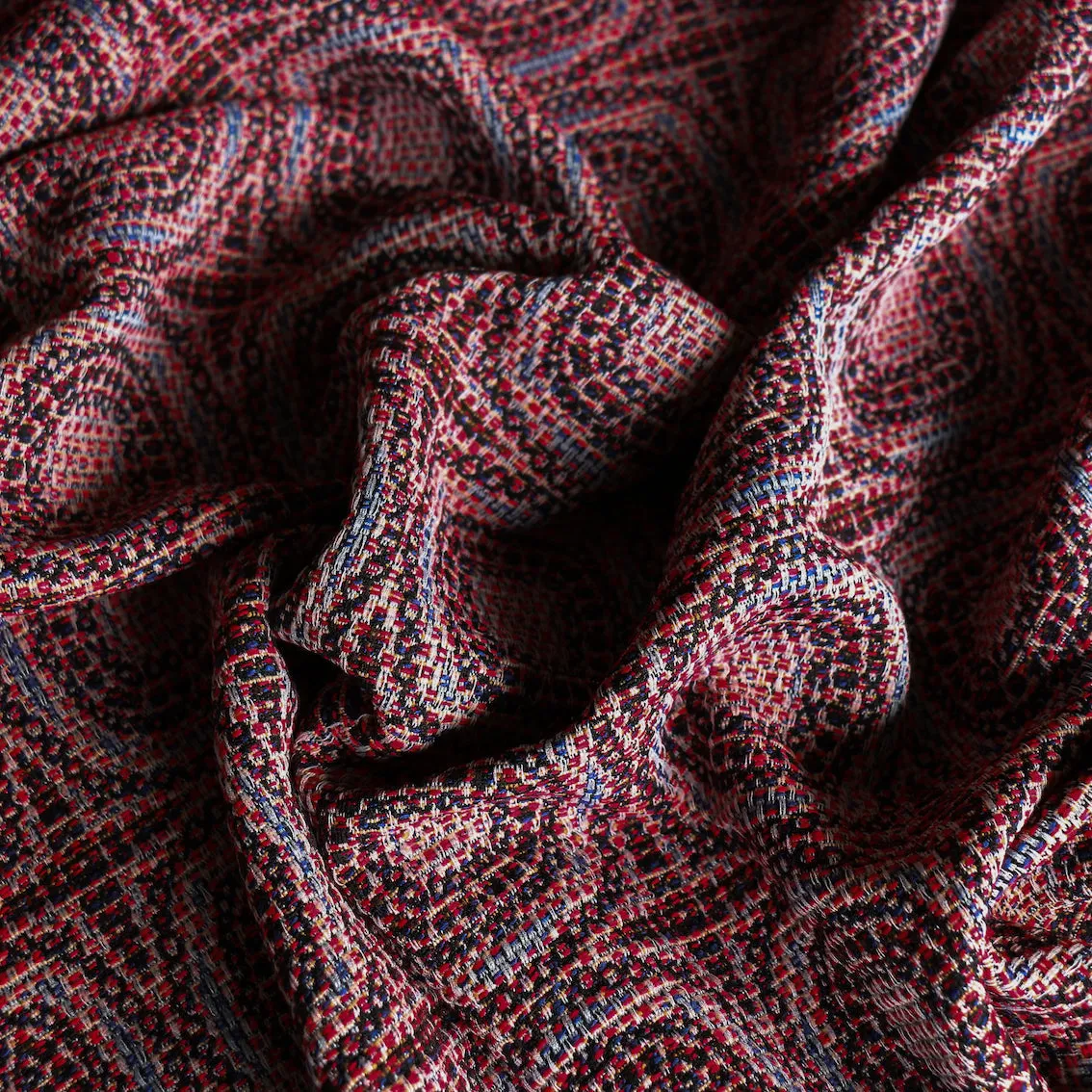 Tessera Jacquard Red/Navy