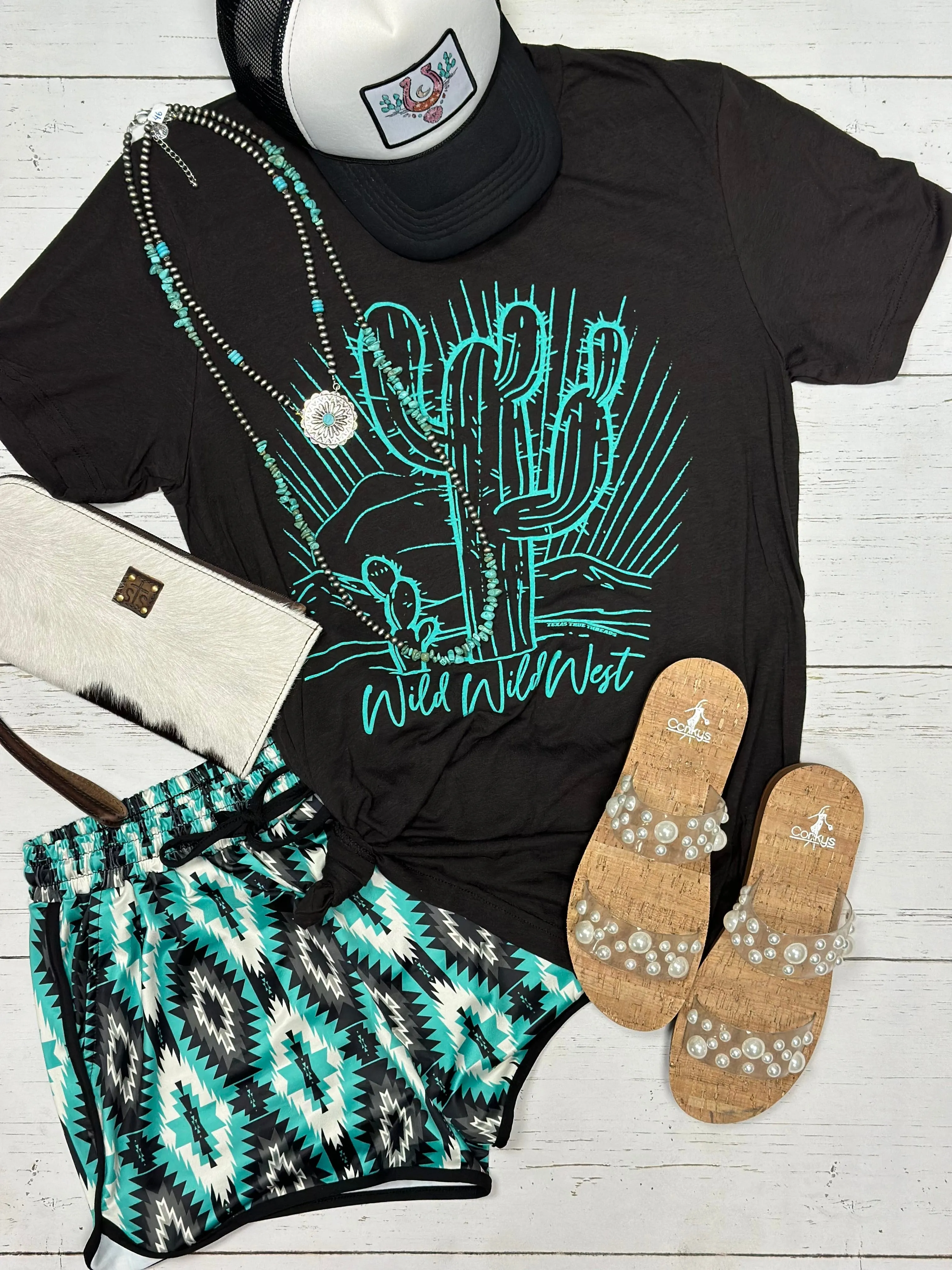 The Call Me Turquoise Aztec Short