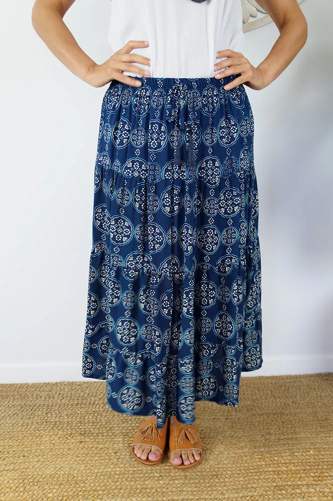 Tiered Skirt "Katmandu"