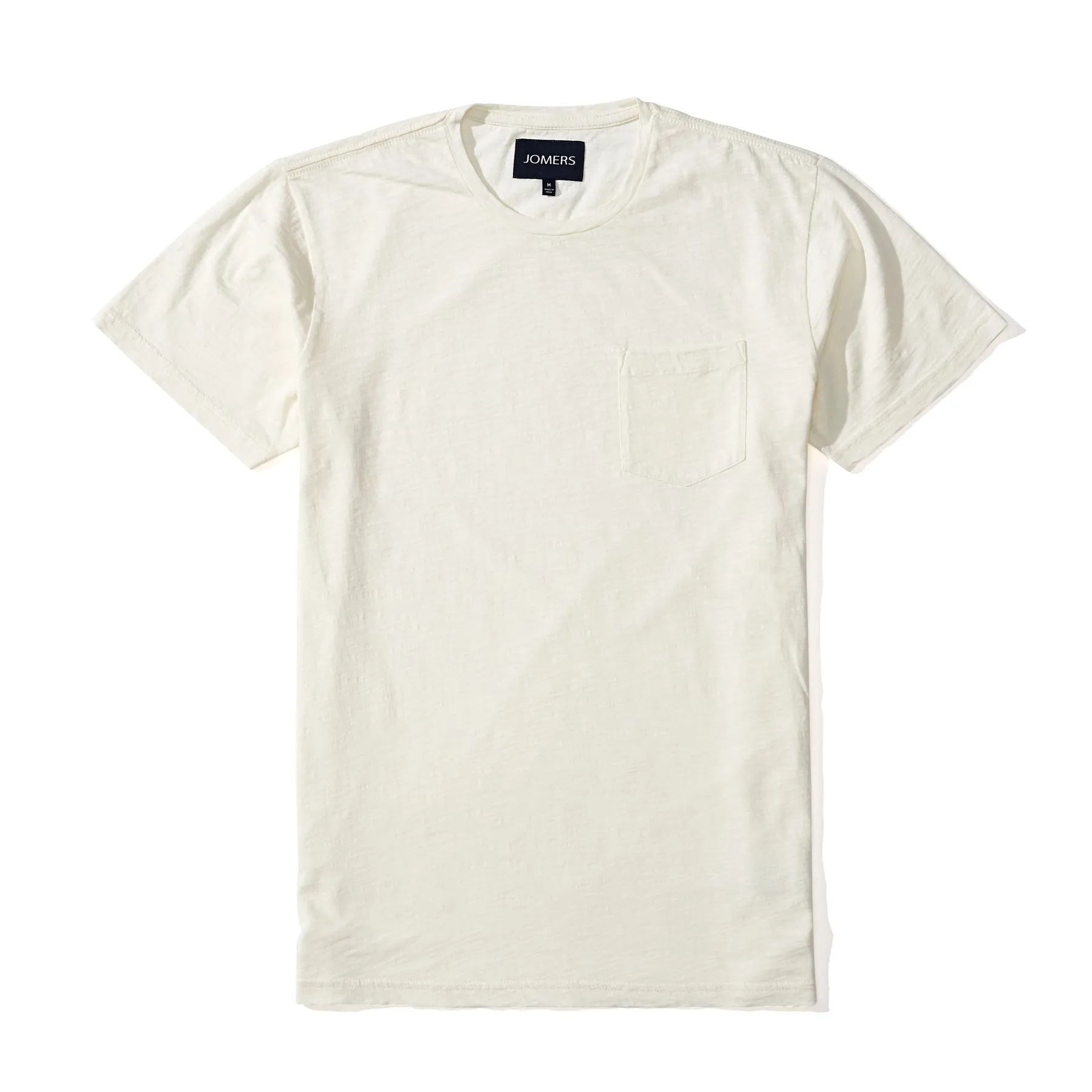 Tilly - White Pima Slub Tee