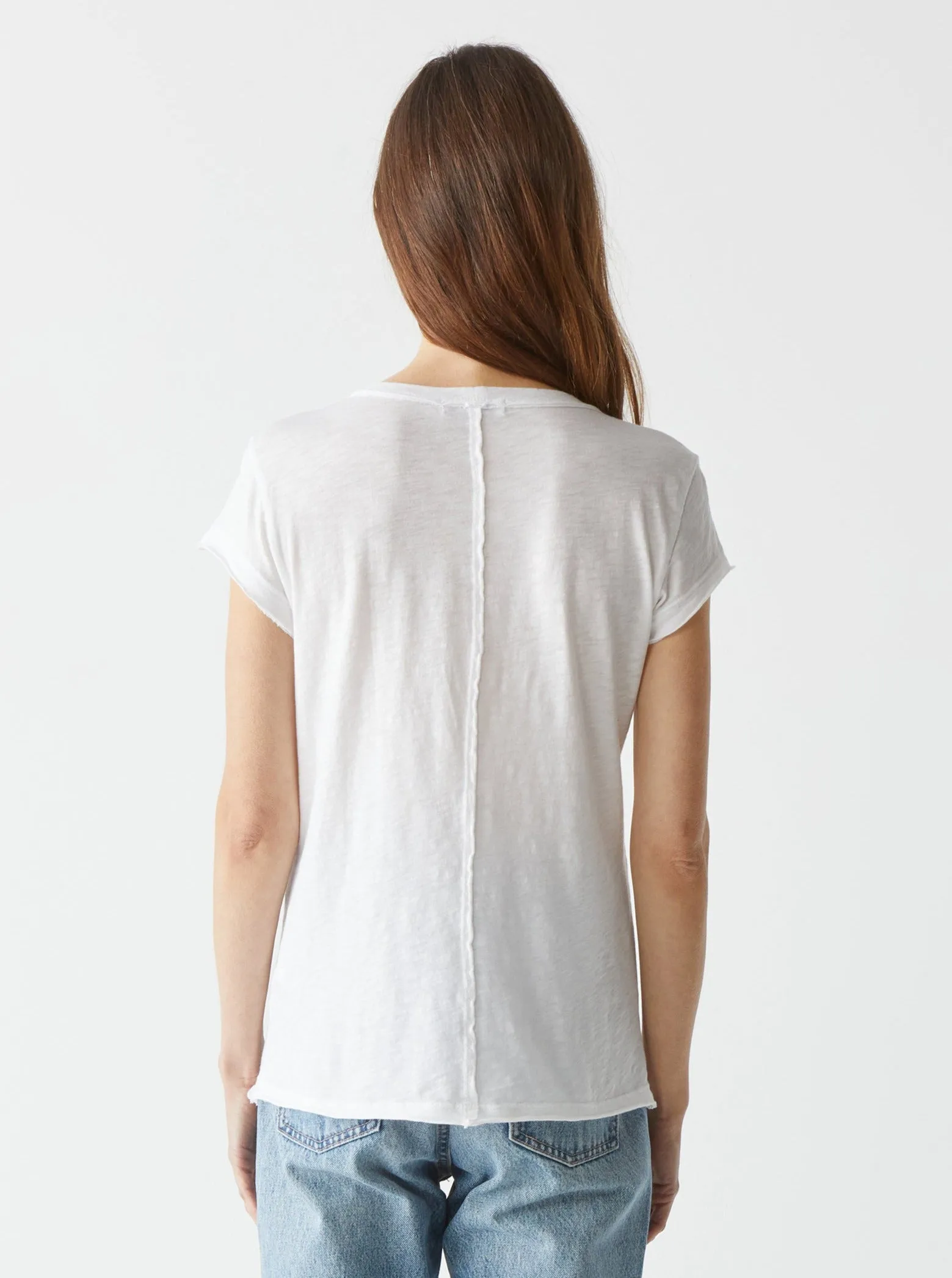 Trudy Supima Tee - White