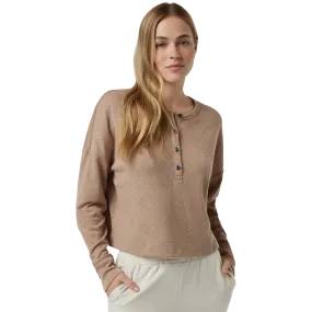 Women's Long Sleeve Sunrise Oversize Henley