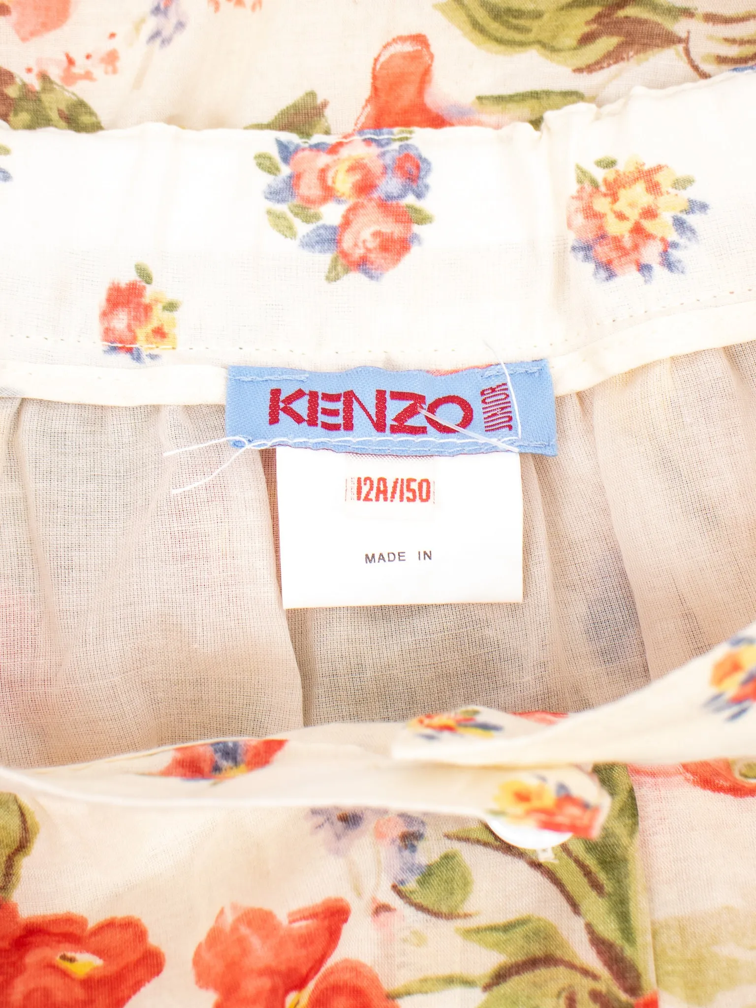 y2k KENZO JR tiered mini skirt